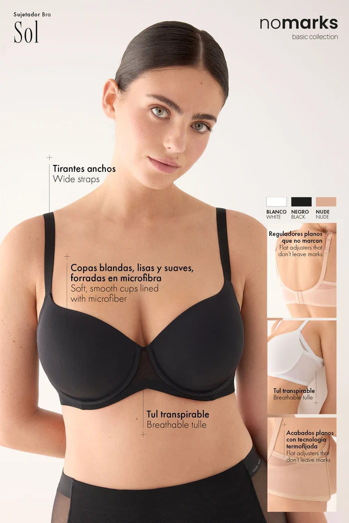 Reggiseno con coppe capienti imbottitura Ysabel Mora