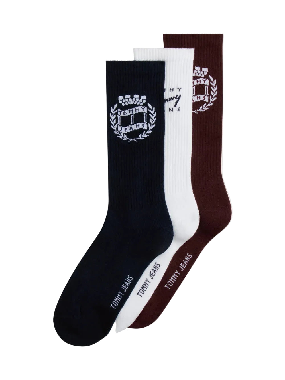 Calzini Unisex lunghi 3 pezzi Crew Tommy Hilfiger