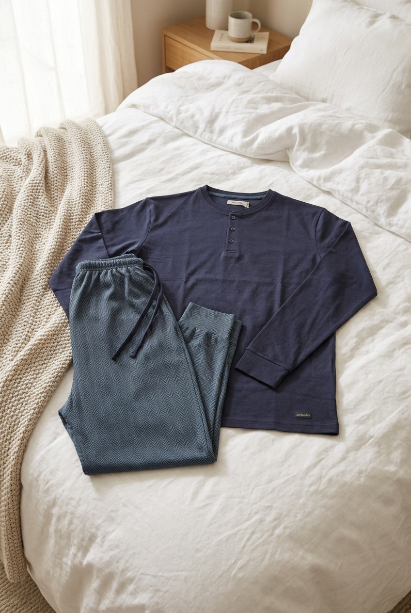 Pigiama Uomo in caldo cotone invernale Classic Noidinotte 3313