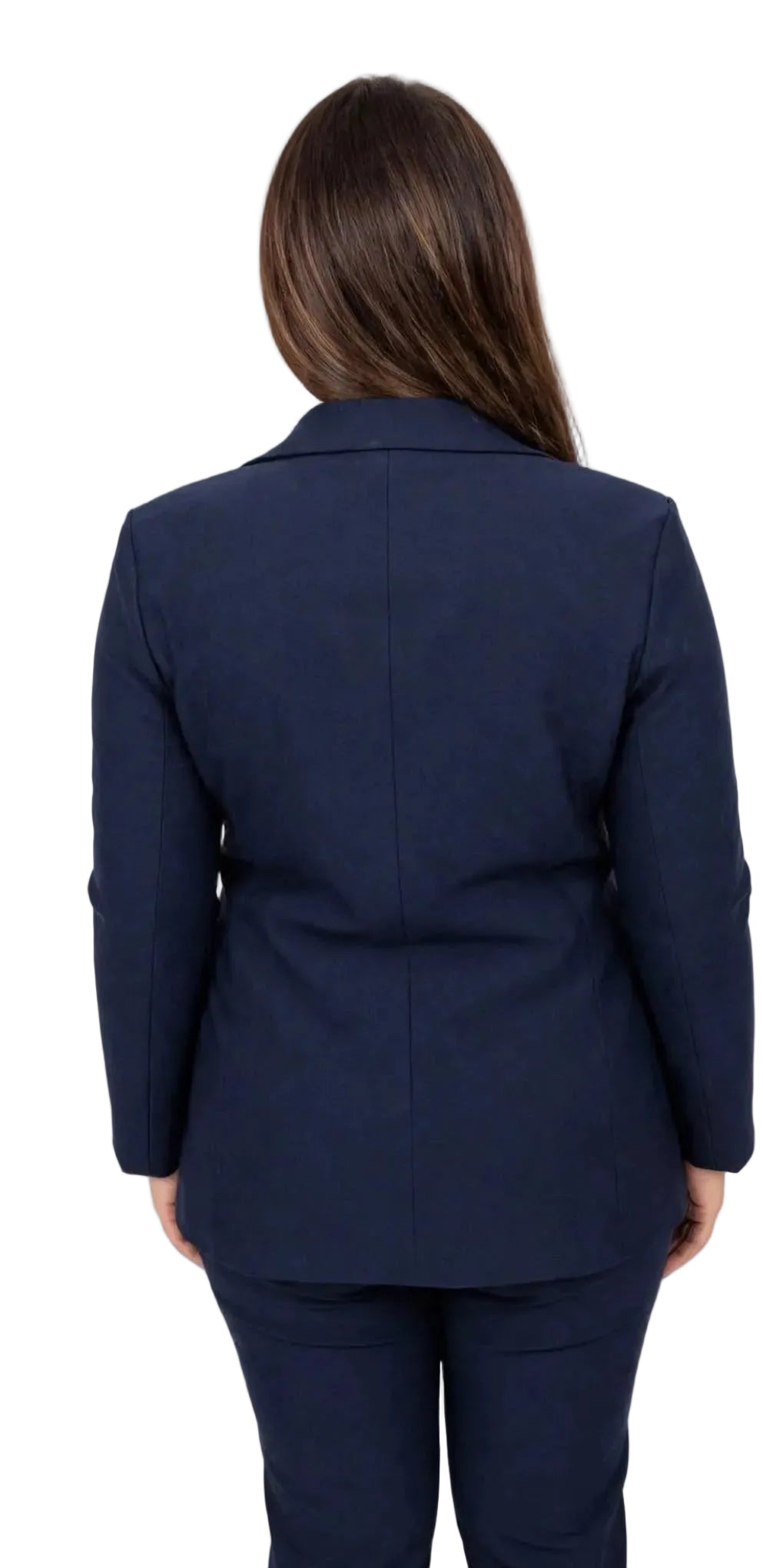 Blazer Donna monopetto con un bottone in Compact Ragno