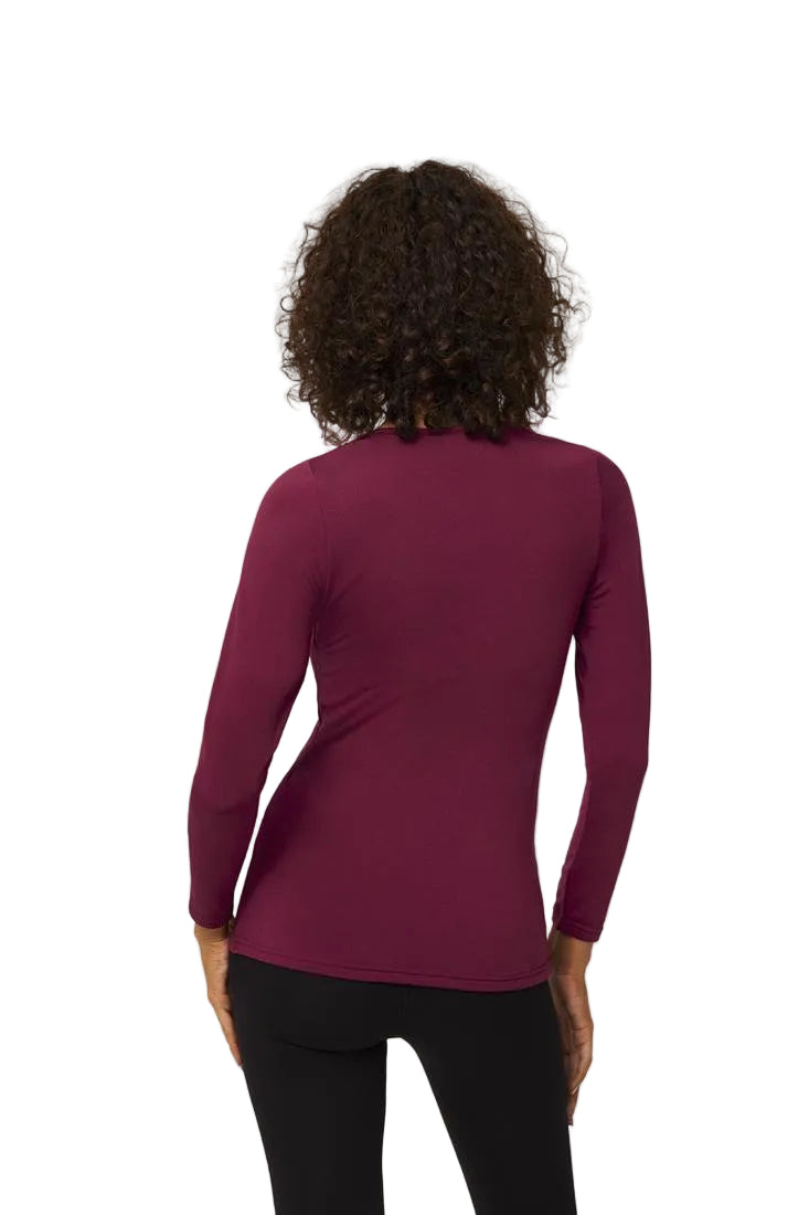 Maglia Termica Donna scollo a V e pizzo Ysabel Mora 70014