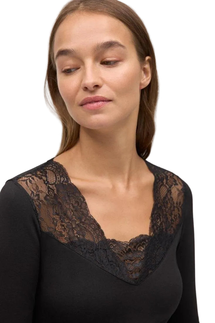Maglia Termica Donna dettagli in pizzo Ysabel Mora
