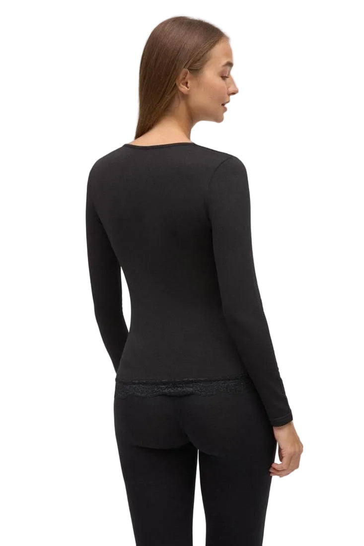Maglia Termica Donna dettagli in pizzo Ysabel Mora