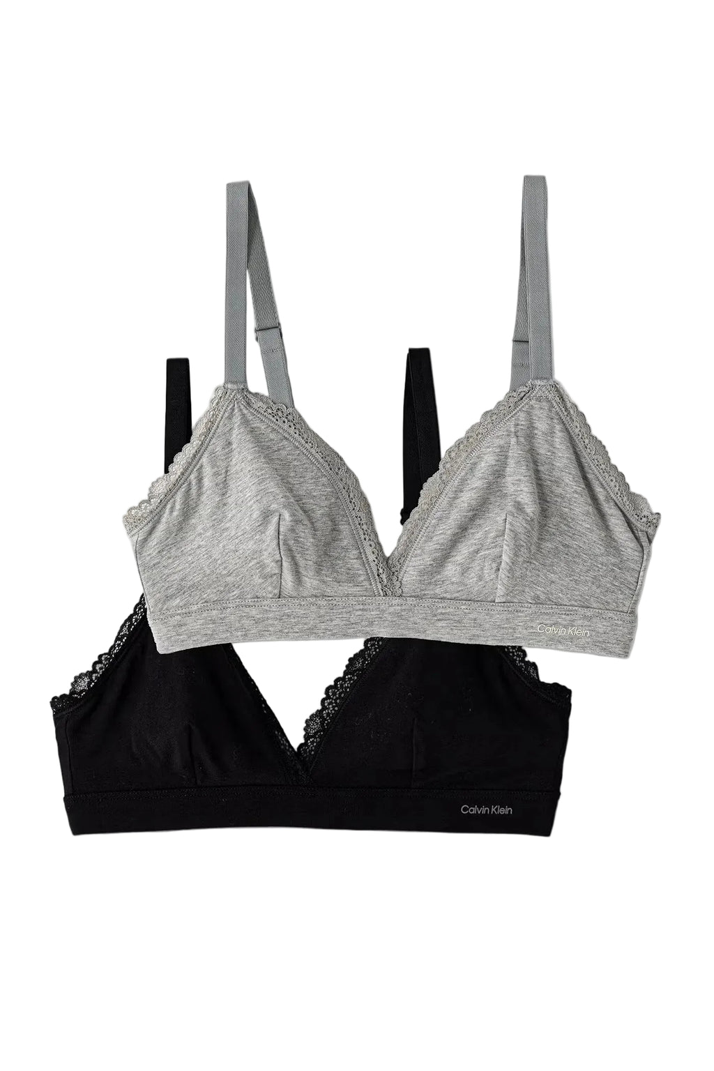 Reggiseno a triangolo senza imbottitura in cotone 2 pezzi