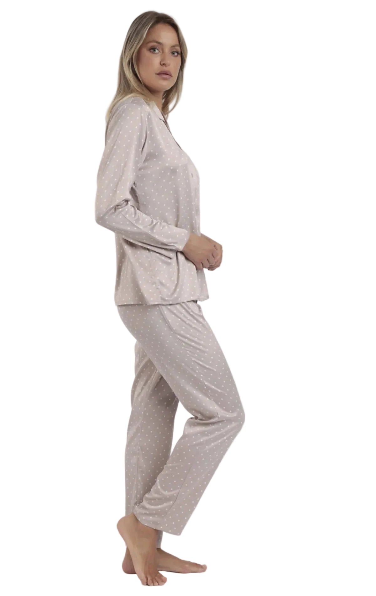 Pigiama Donna raso pois aperto Admas 62649