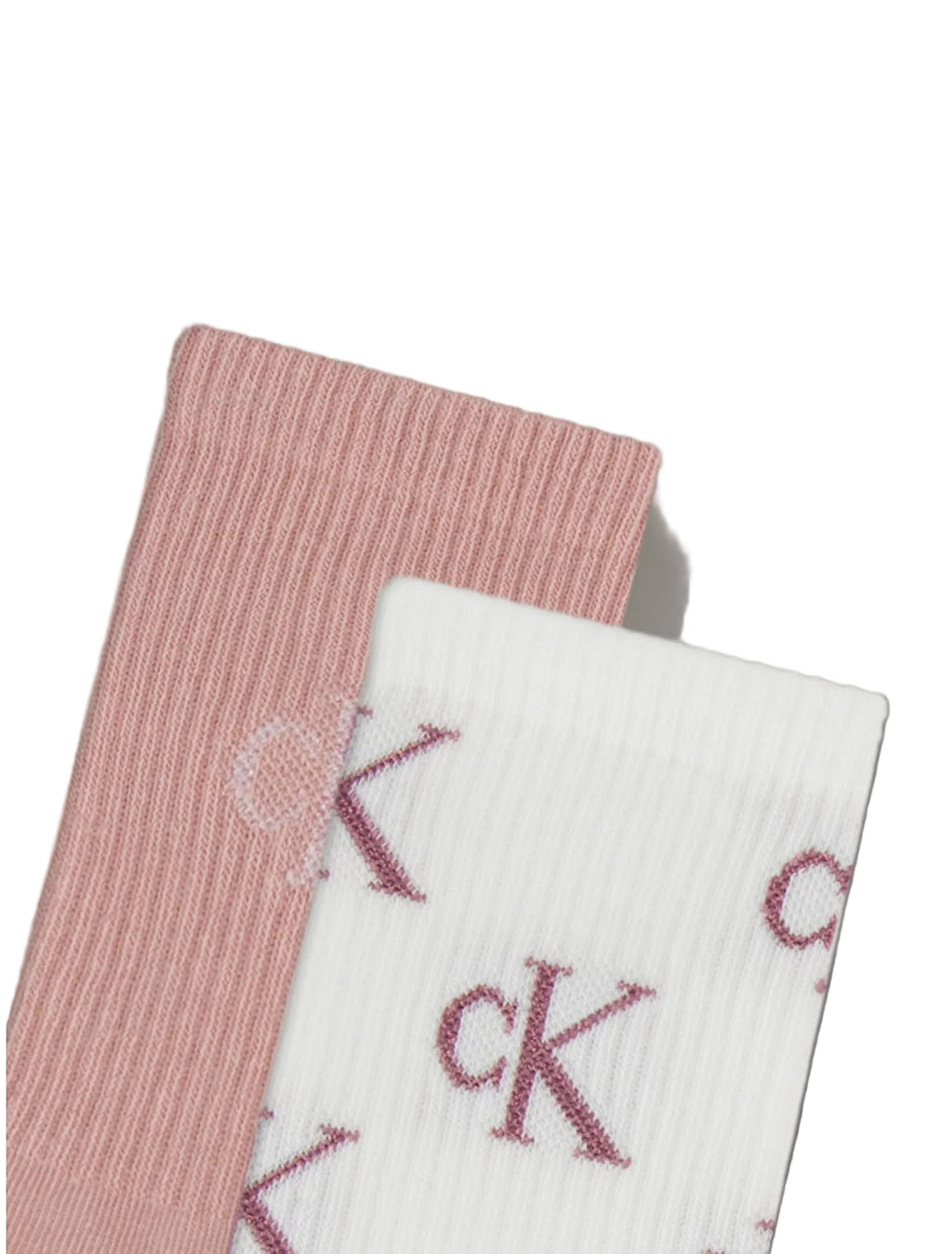 Calzini Donna lunghi con logo color metallico in confezione regalo da 4 Calvin Klein