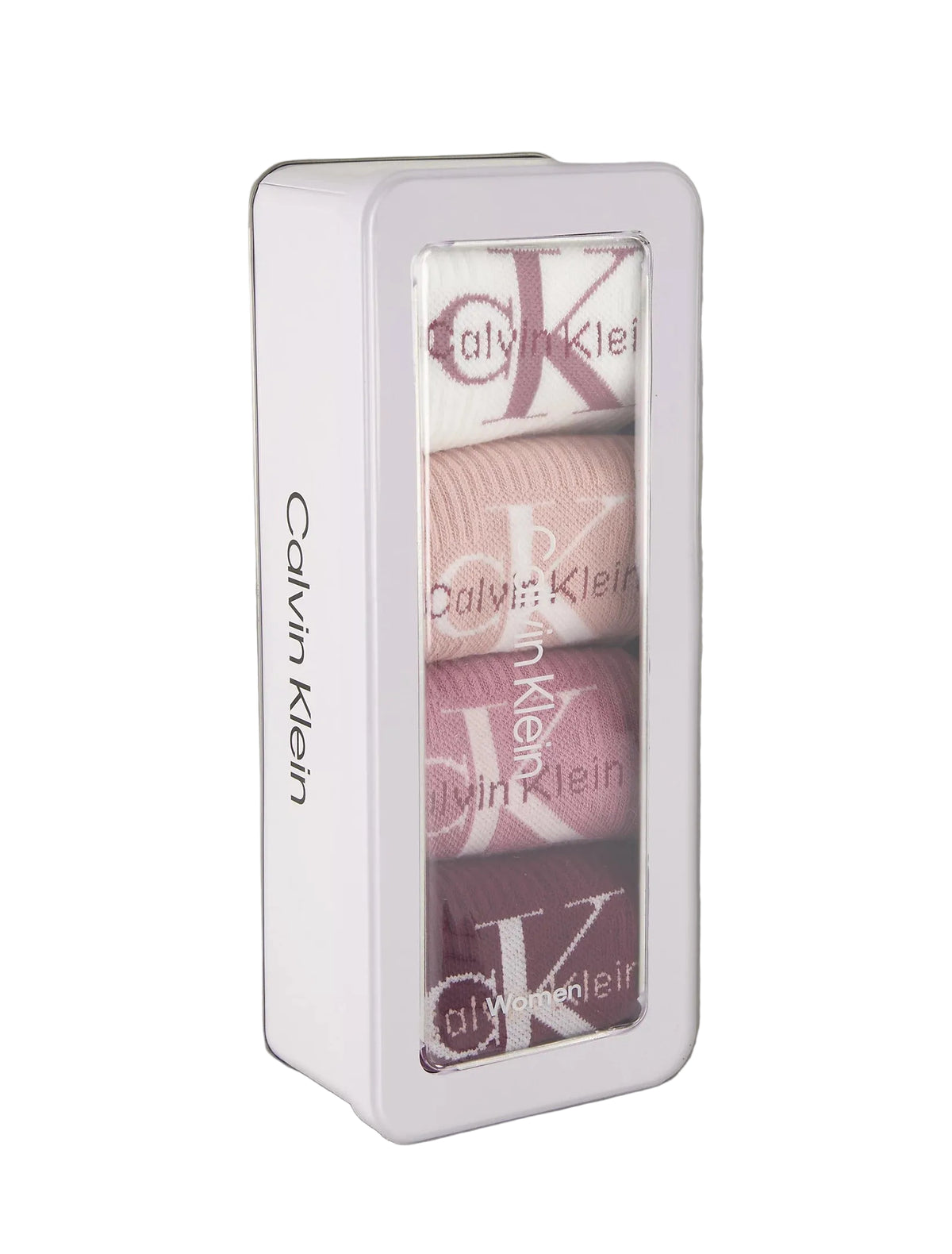 Calzini Donna lunghi con logo in confezione regalo da 4