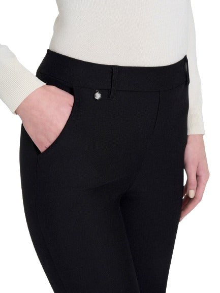 Pantalone Donna dritto con tasche in Compact