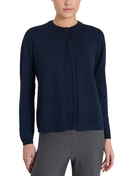 Cardigan Donna corto con due bottoni Four Seasons