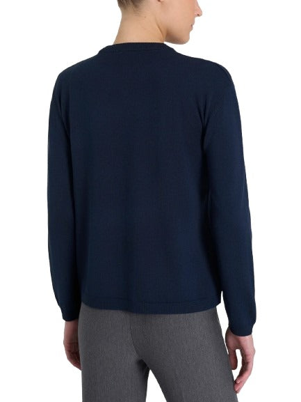 Cardigan Donna corto con due bottoni Four Seasons
