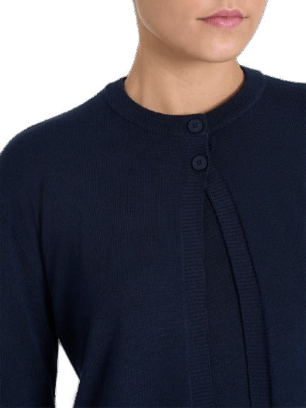 Cardigan Donna corto con due bottoni Four Seasons