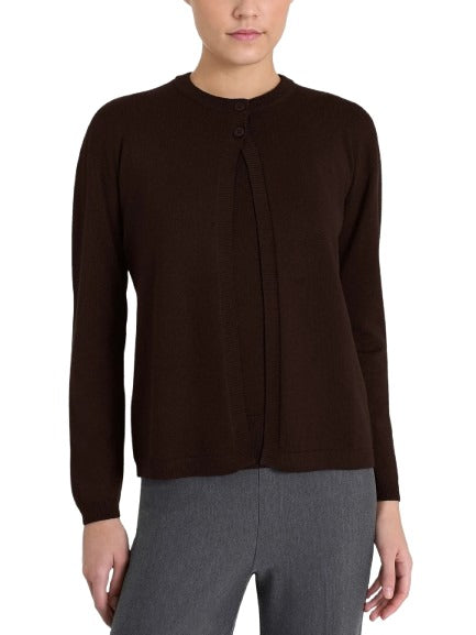 Cardigan Donna corto con due bottoni Four Seasons