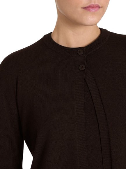 Cardigan Donna corto con due bottoni Four Seasons