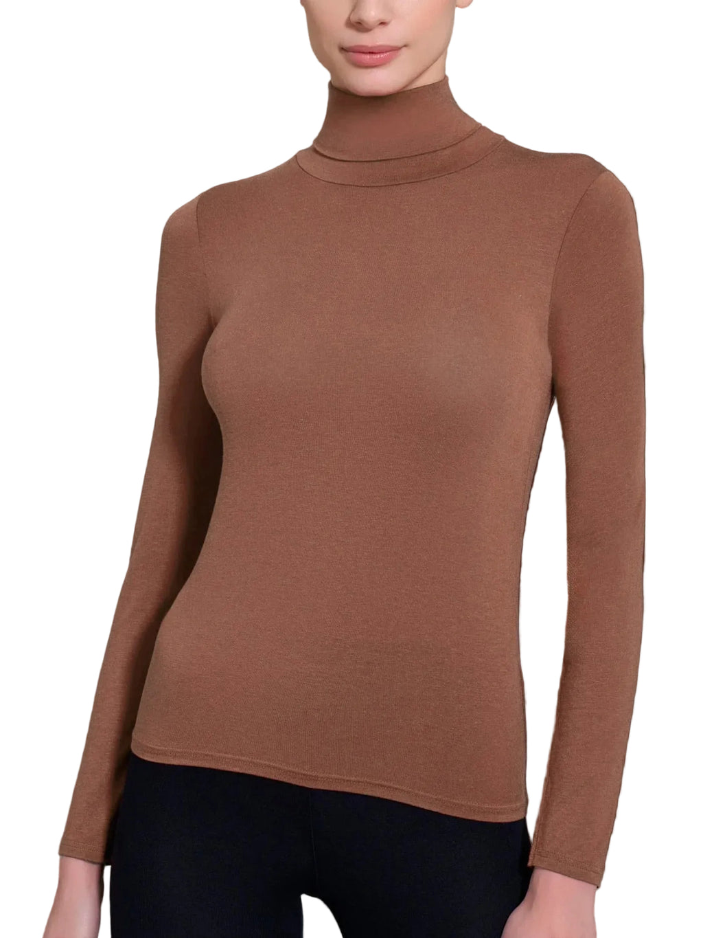 Maglietta Donna con collo dolcevita in Tenderwool Ragno
