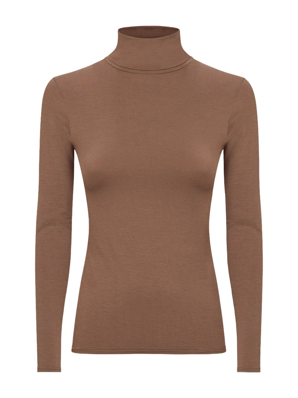 Maglietta Donna con collo dolcevita in Tenderwool
