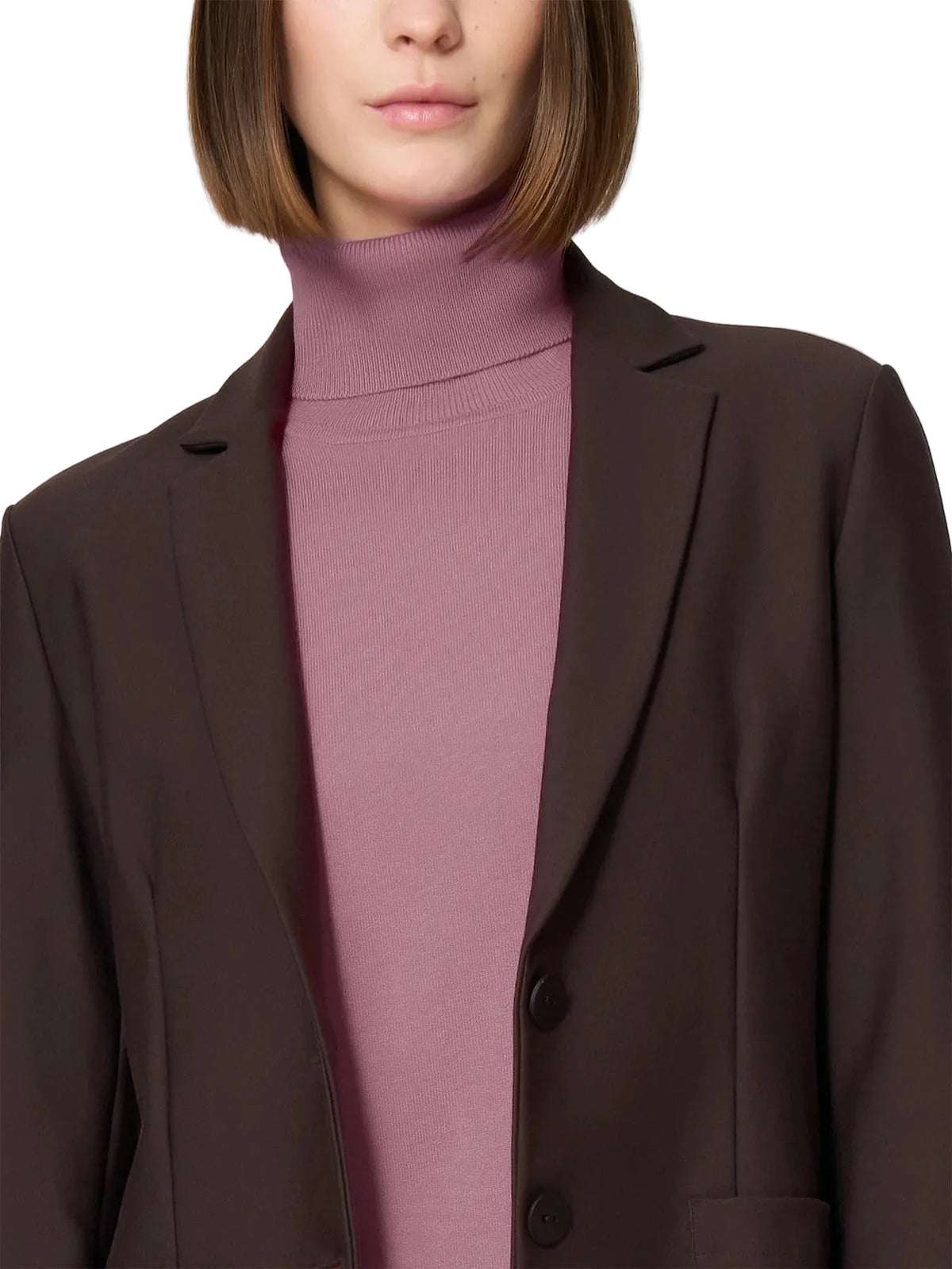 Blazer Donna con due bottoni in Compact Ragno