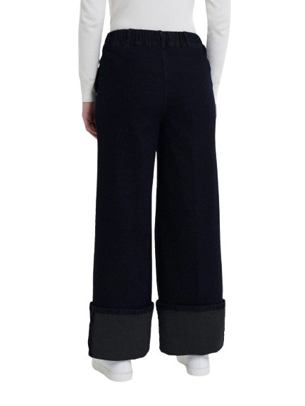 Jeans Donna a palazzo in Super Denim