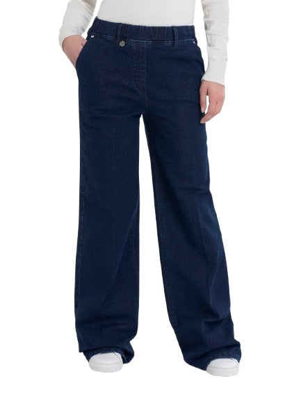 Jeans Donna a palazzo in Super Denim