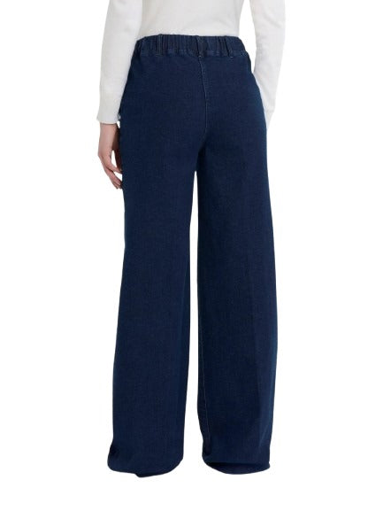 Jeans Donna a palazzo in Super Denim