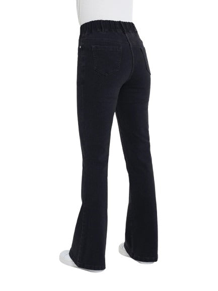 Jeans Donna flare con tasche in Super Denim