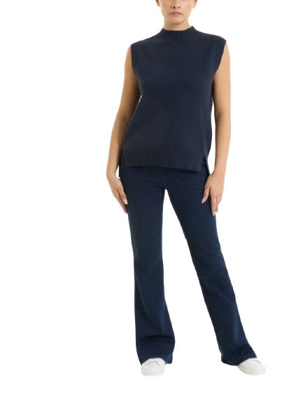 Jeans Donna flare con tasche in Super Denim