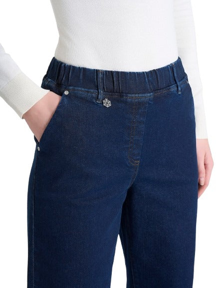 Jeans Donna ampio con tasche in Super Denim