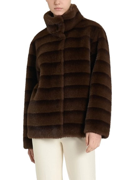 Giacca Donna double-face in Vegan Fur