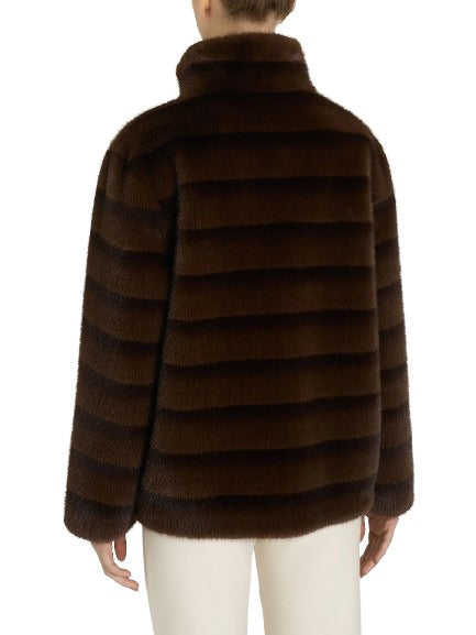 Giacca Donna double-face in Vegan Fur