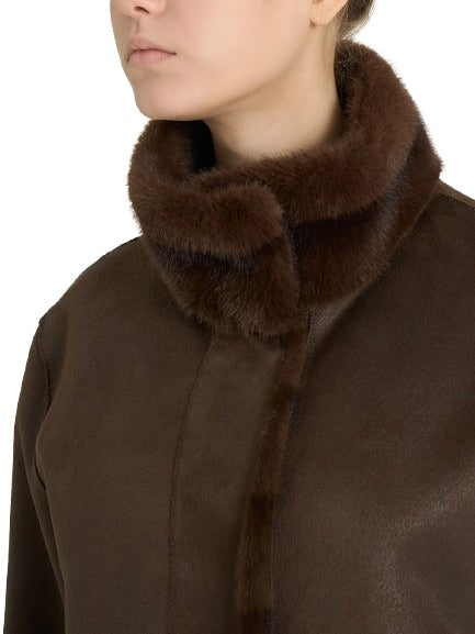 Giacca Donna double-face in Vegan Fur