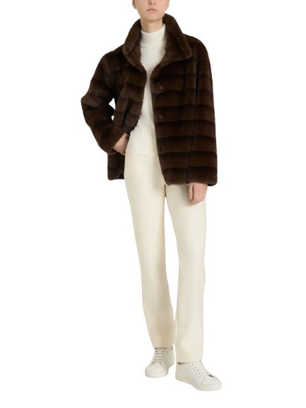 Giacca Donna double-face in Vegan Fur
