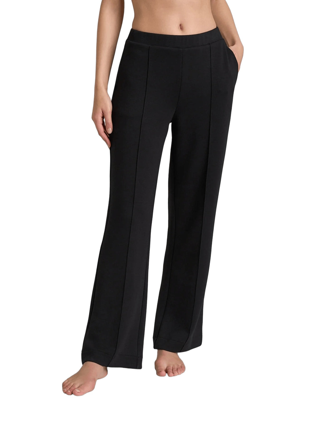 Pantalone Donna ampio con tasche in scuba