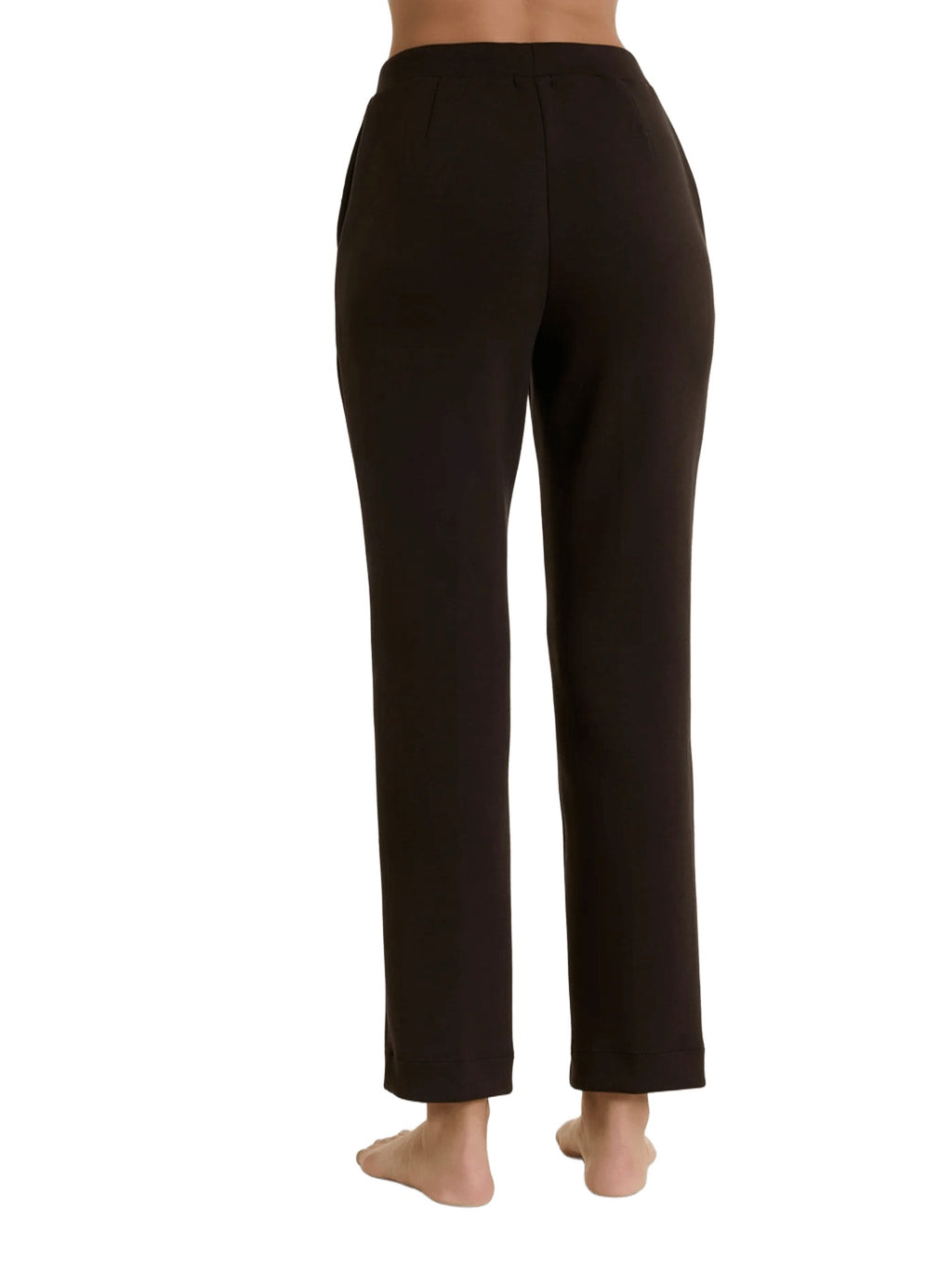 Pantalone Donna dritto con tasche in Scuba Ragno