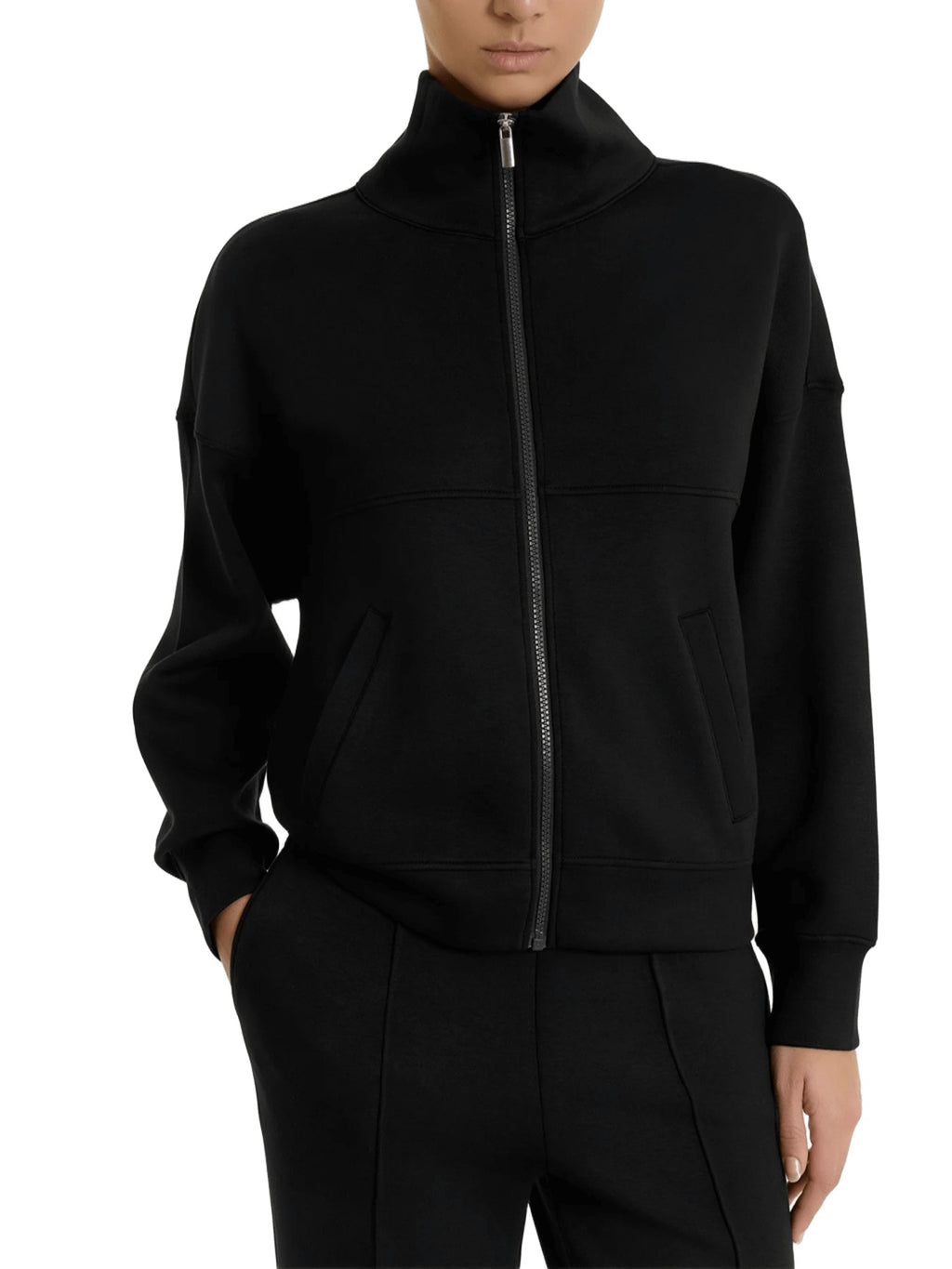 Giacchina Donna con zip in Scuba Ragno