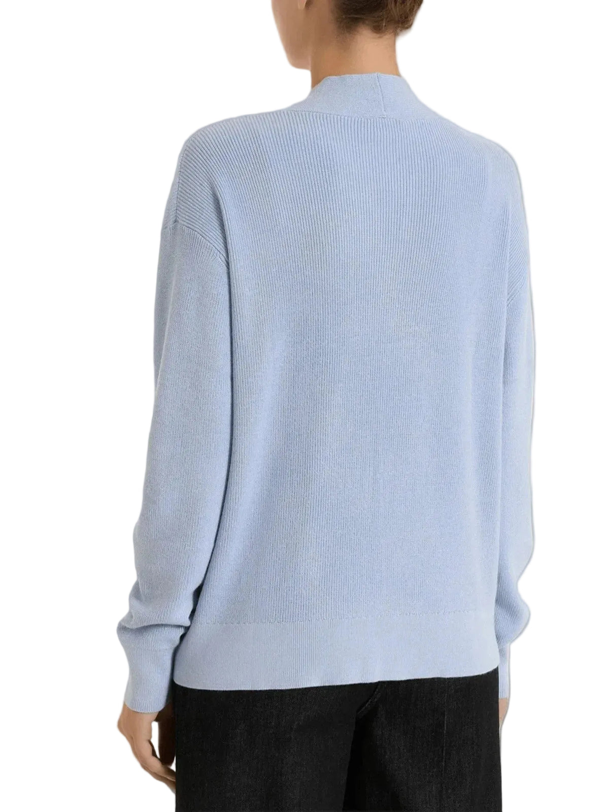 Maglia Donna Scollo a V in punto perla