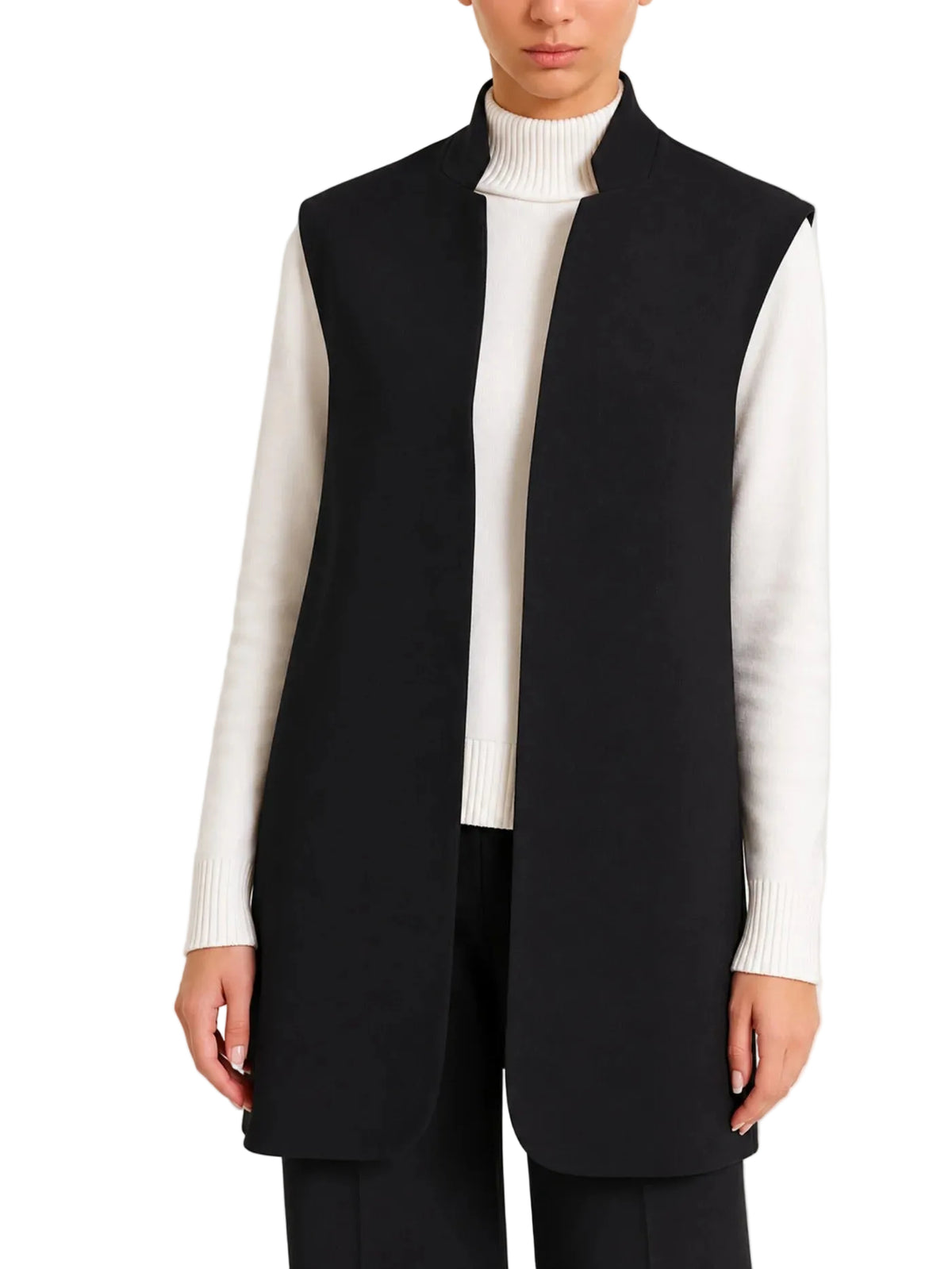 Gilet Donna lungo in Compact