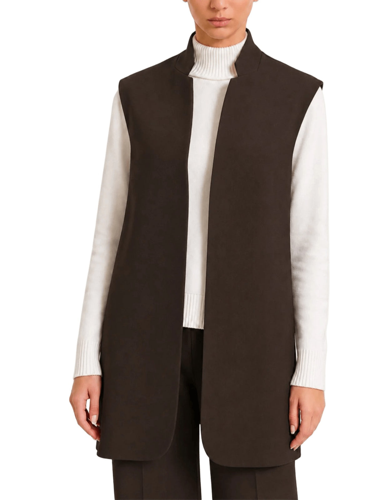 Gilet Donna lungo in Compact