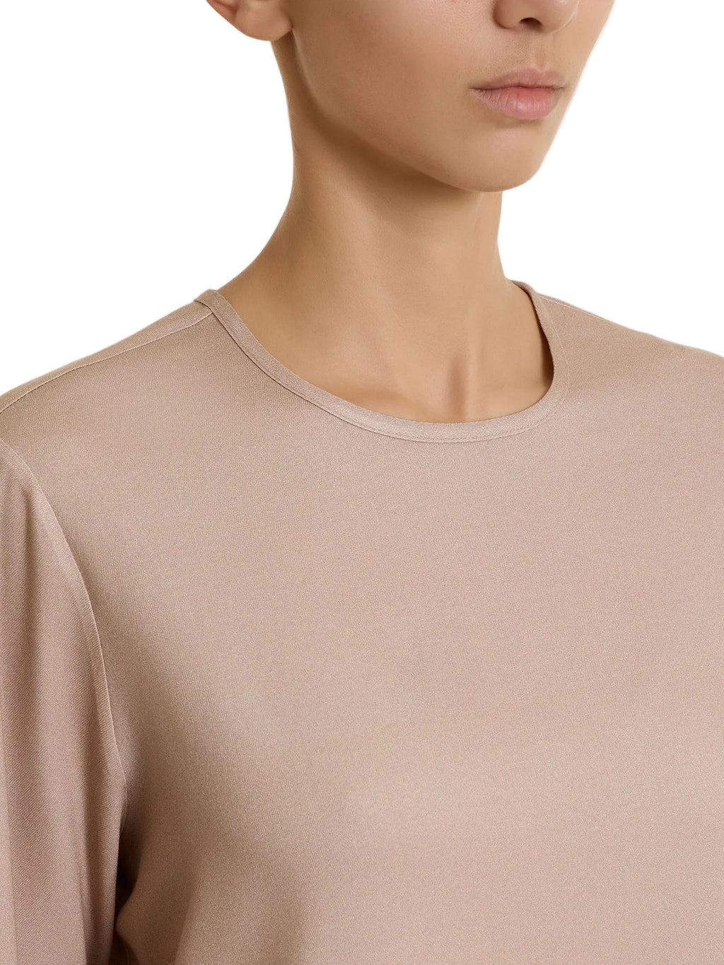 Blusa Donna girocollo in Light Flannel Ragno