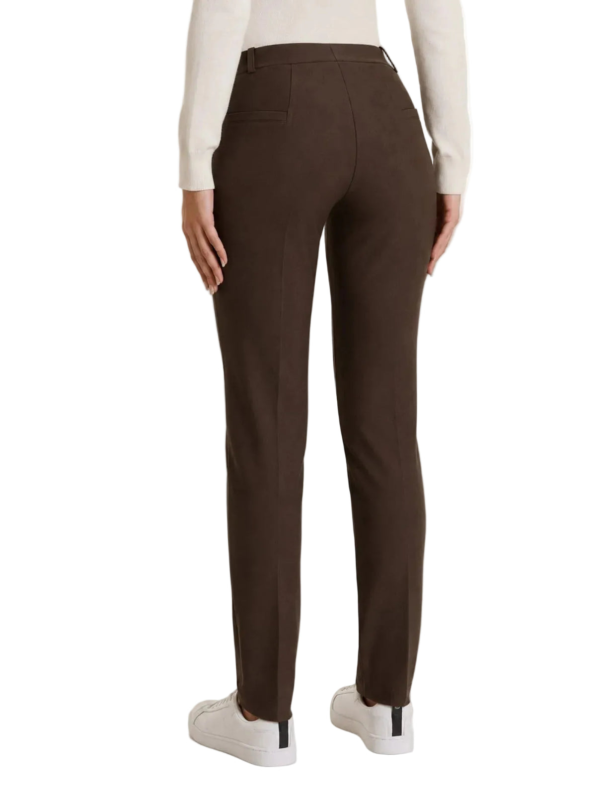 Pantalone Donna a sigaretta con passanti in Compact
