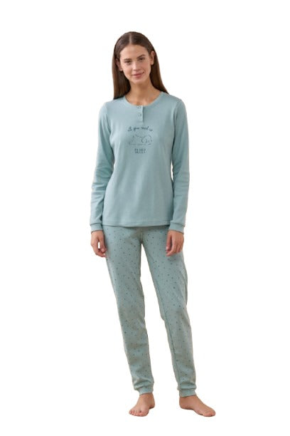 Pigiama Donna caldo cotone Warm & Chic