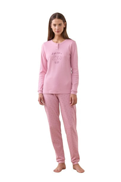Pigiama Donna caldo cotone Warm & Chic