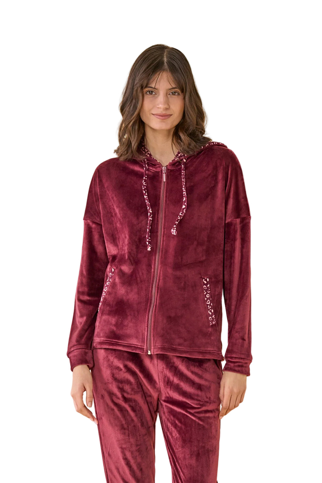 Completo Donna in ciniglia felpata Classic Wild Noidinotte