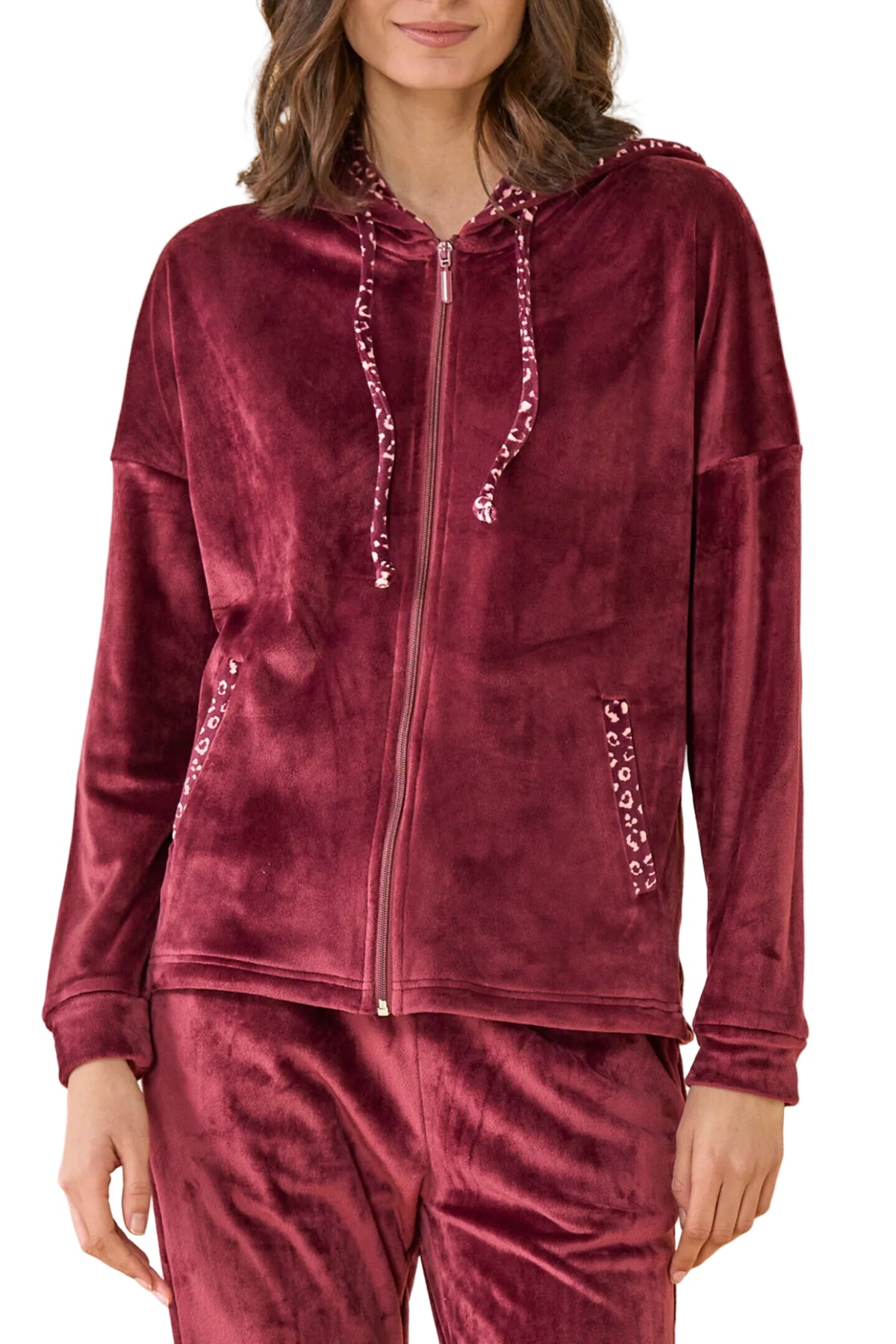 Completo Donna in ciniglia felpata Classic Wild Noidinotte