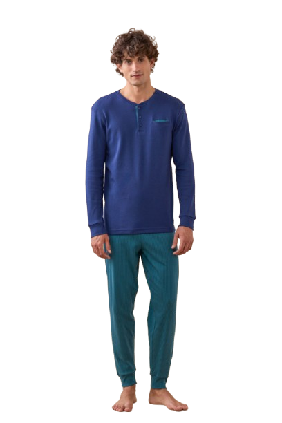 Pigiama Uomo Invernale caldo cotone Classic 3312 Noidinotte