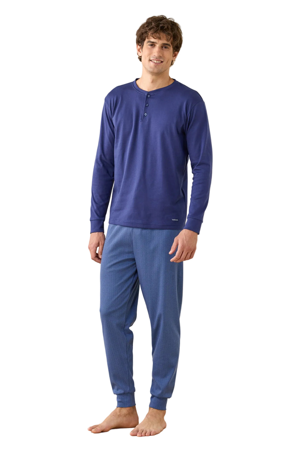 Pigiama Uomo in caldo cotone invernale Classic Noidinotte 3313