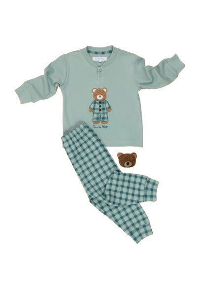 Pigiama neonata/o caldo cotone articolo Teddy