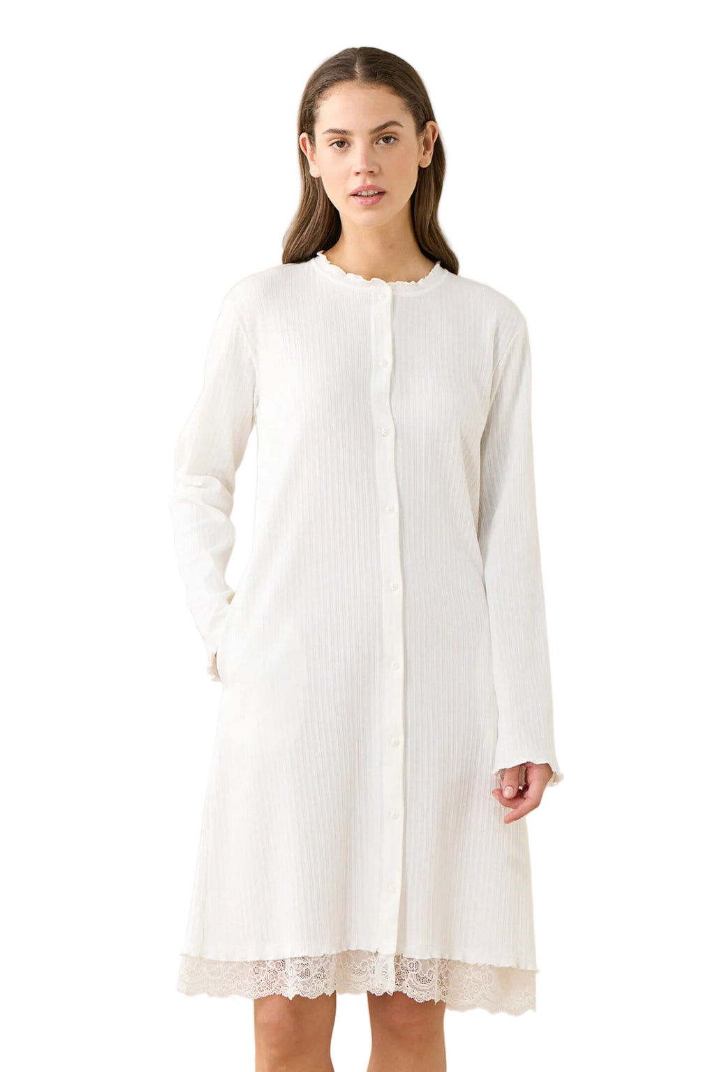 Camicia da notte Donna in costina Essential Noidinotte