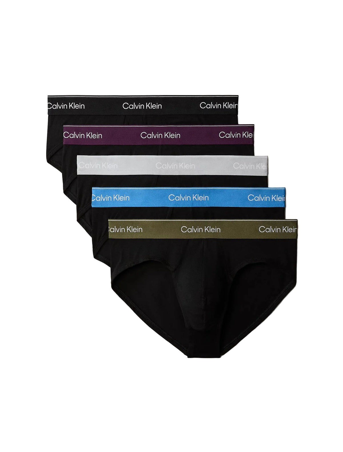 Slip Uomo fascia multicolore in confezione da 5 - Icon Cotton Stretch