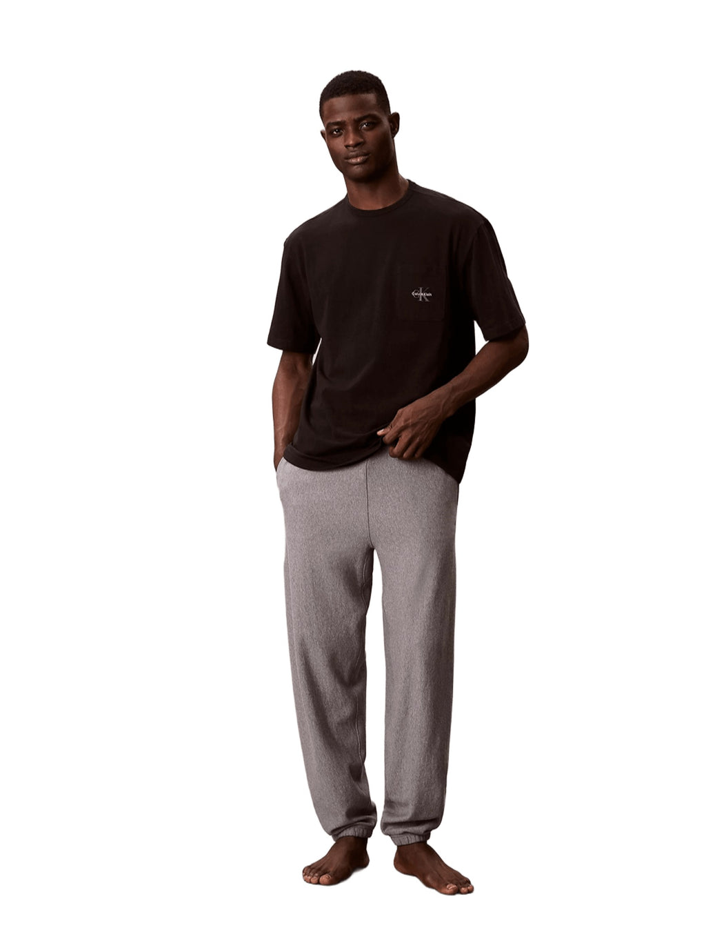 T-shirt Uomo monologo sul taschino Calvin Klein