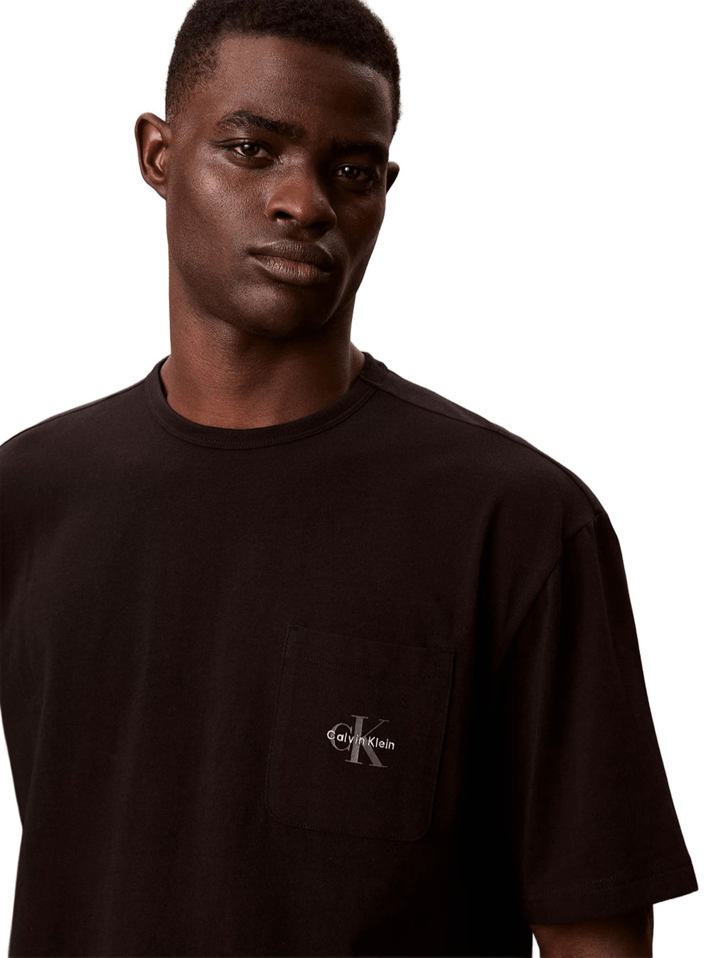 T-shirt Uomo monologo sul taschino Calvin Klein