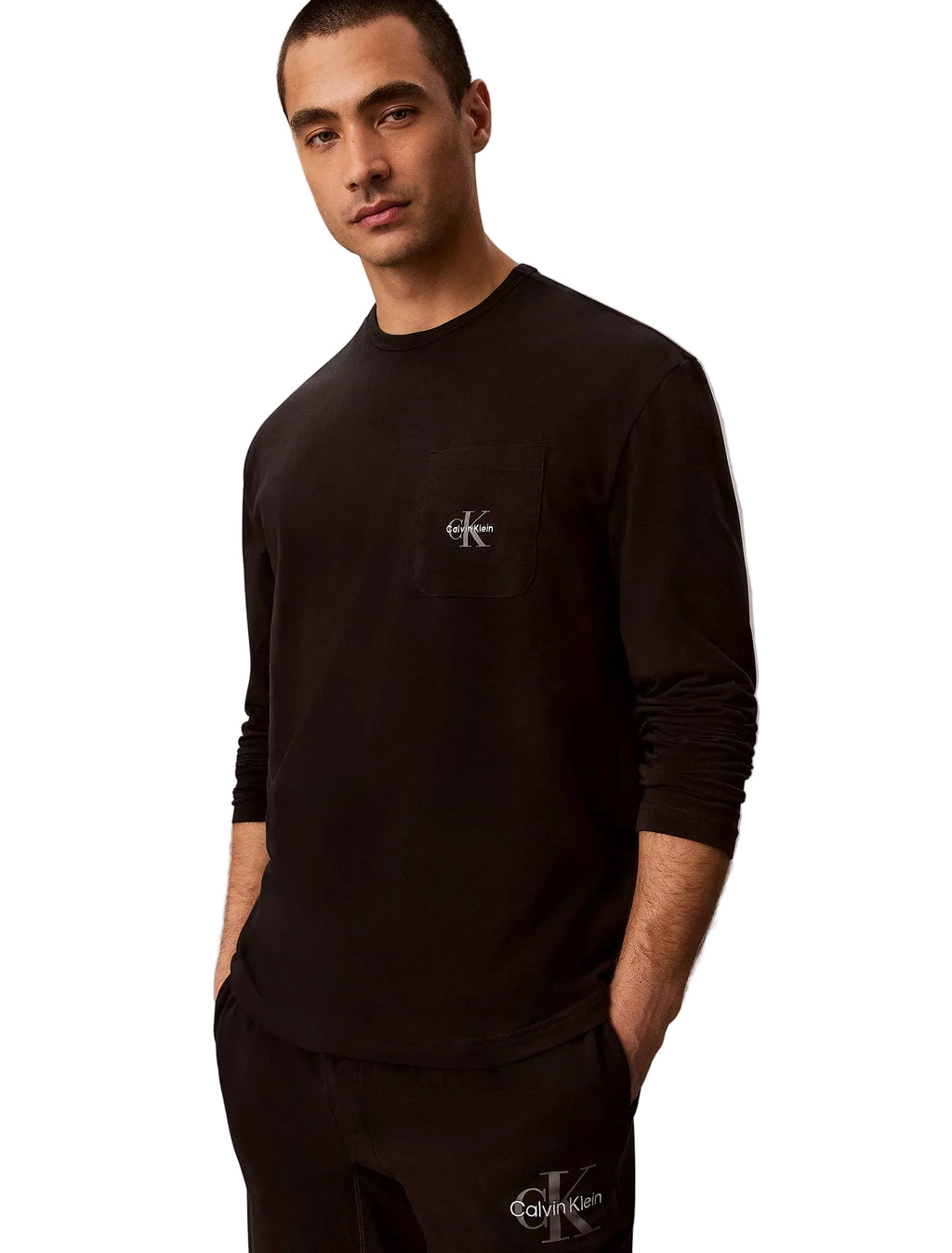 Maglia Uomo Jersey di cotone - Icon Cotton Stretch Graphic Calvin Klein